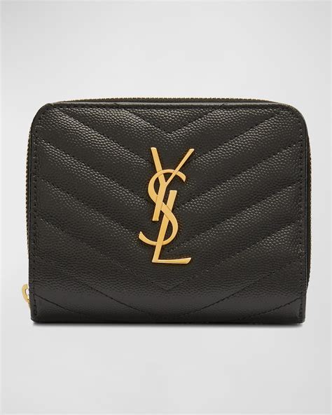 ysl bifold zip wallet